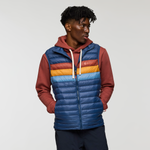Fuego Down Vest - Men's - Deep Sea Stripes - US 2475