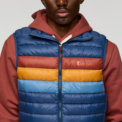 Fuego Down Vest - Men's - Deep Sea Stripes - US 2475