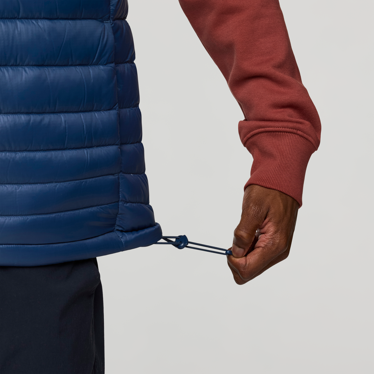Fuego Down Vest - Men's - Deep Sea Stripes - US 2475