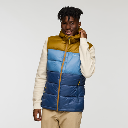 Fuego Max Down Vest - Men's - Bronze/Deep Sea - US 6108