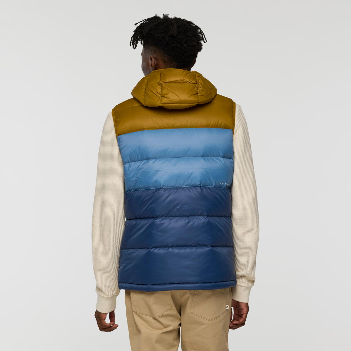 Fuego Max Down Vest - Men's - Bronze/Deep Sea - US 6108
