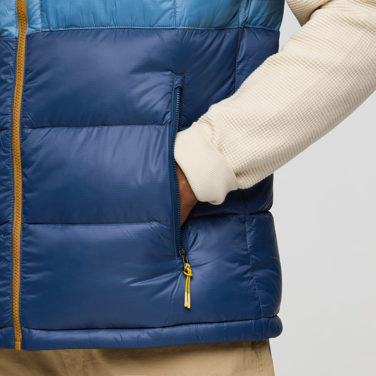 Fuego Max Down Vest - Men's - Bronze/Deep Sea - US 6108
