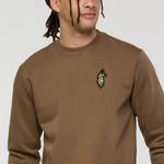Lava Llama Crew Sweatshirt - Men's - Dune - US 5726