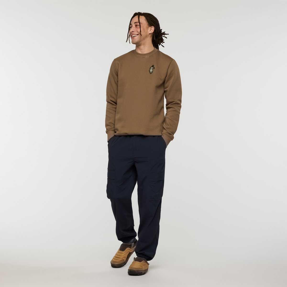 Lava Llama Crew Sweatshirt - Men's - Dune - US 5726