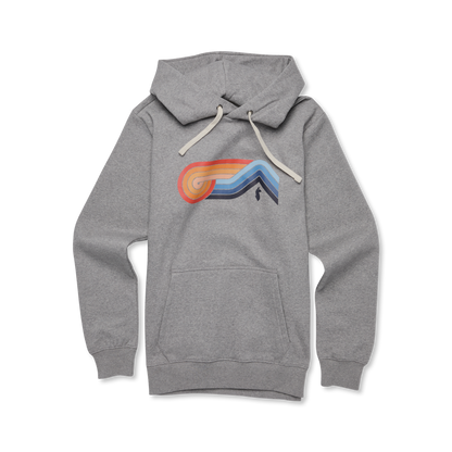 Melting Sunset Pullover Hoodie - Men's - Heather Grey - US 4978
