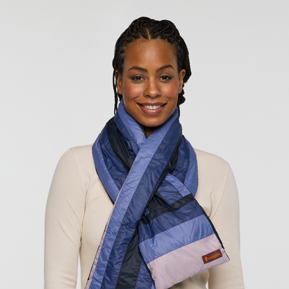 Fuego Down Scarf - Carbon Stripes - US 3325