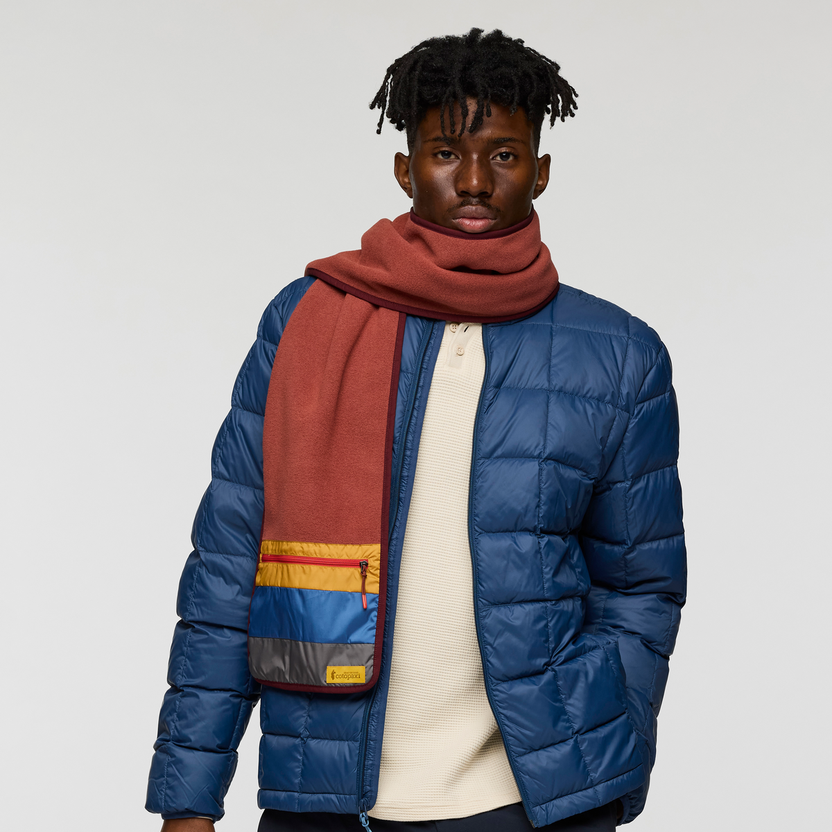 Teca Fleece Scarf - Nutmeg - US 7233