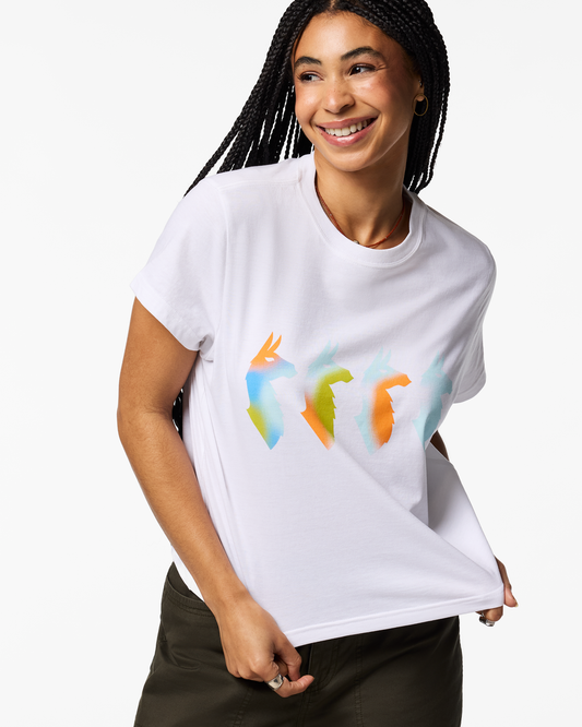 Cuatro Bitmap T-Shirt - Women's - White - US 9296