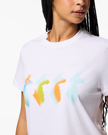 Cuatro Bitmap T-Shirt - Women's - White - US 9296