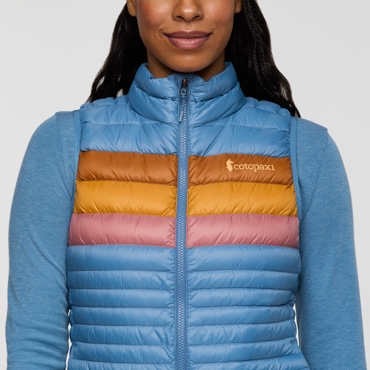 Fuego Down Vest - Women's - Fjord Stripes - US 5435