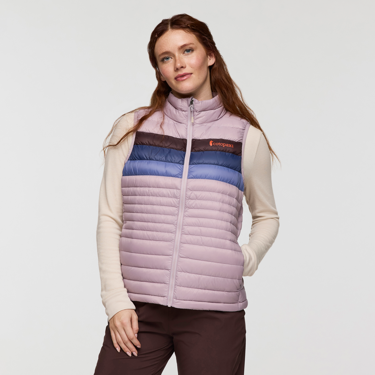 Fuego Down Vest - Women's - Quartz Stripes - US 3261