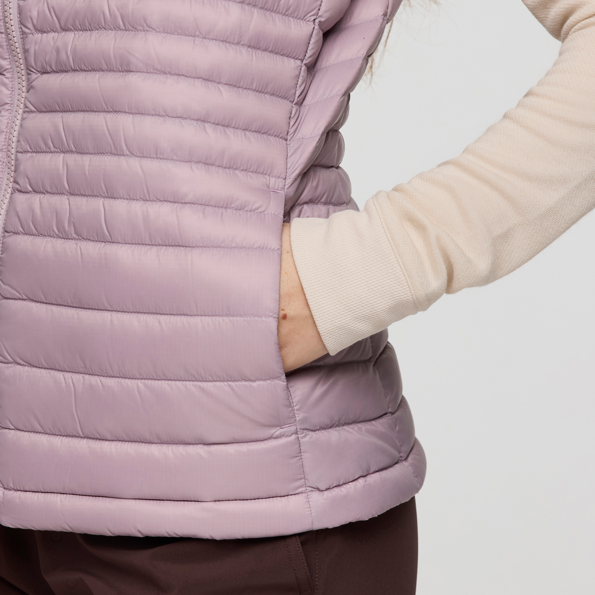 Fuego Down Vest - Women's - Quartz Stripes - US 3261