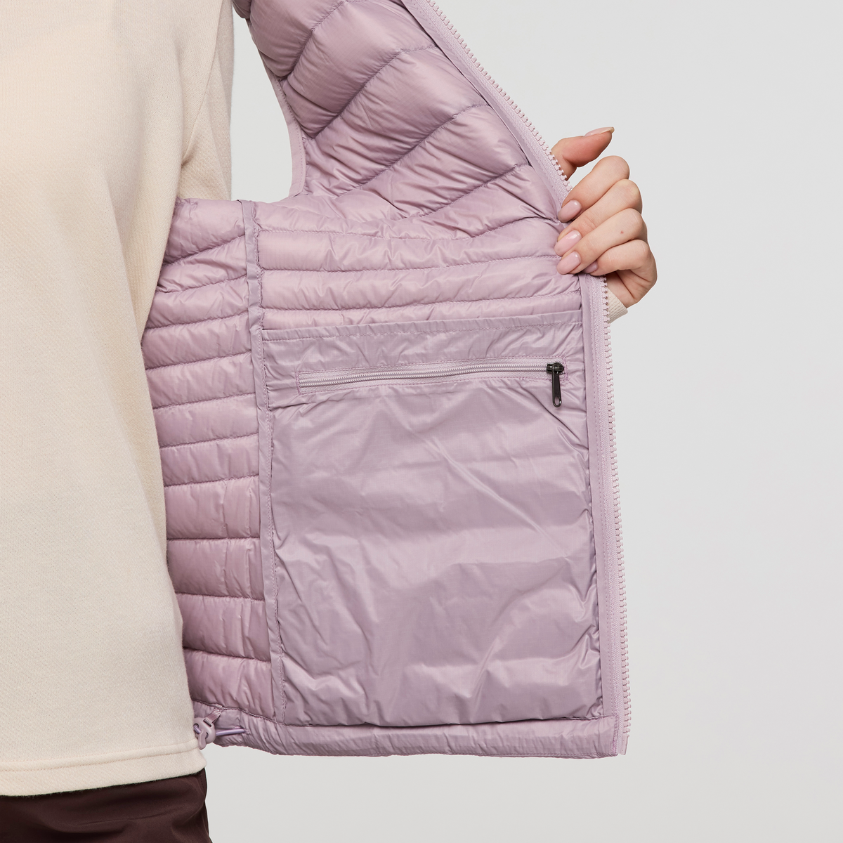 Fuego Down Vest - Women's - Quartz Stripes - US 3261