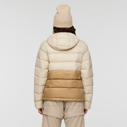 Fuego Max Down Hooded Jacket - Women's - Cream/Khaki - US 2042
