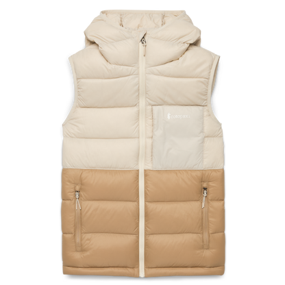 Fuego Max Down Vest - Women's - Cream/Khaki - US 7516