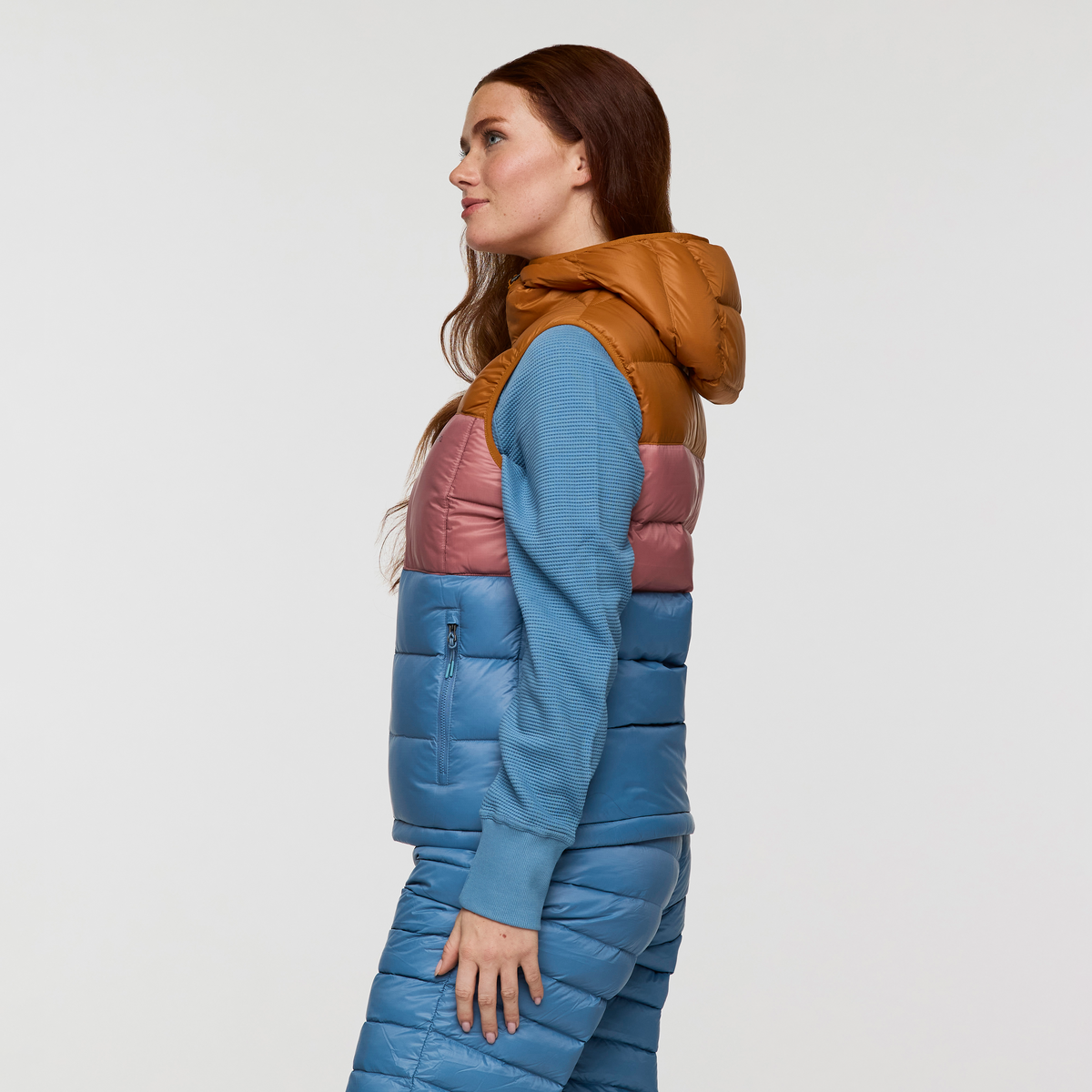 Fuego Max Down Vest - Women's - Sienna/Fjord - US 9329