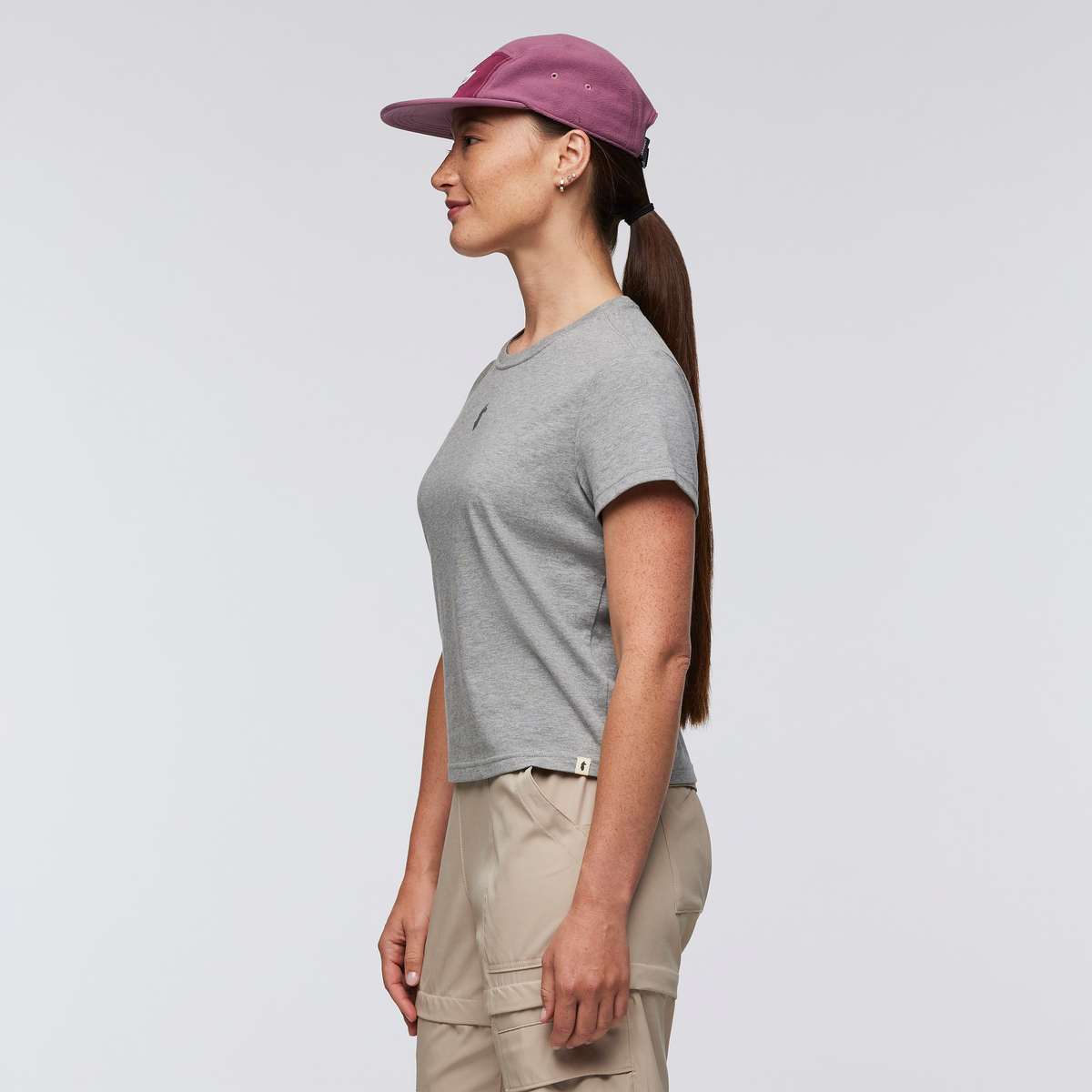 Llama Icon T-Shirt - Women's - Heather Grey - US 4654