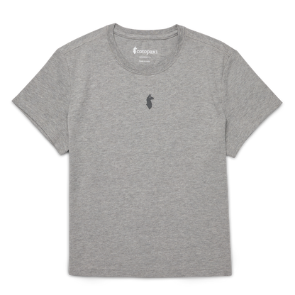 Llama Icon T-Shirt - Women's - Heather Grey - US 4654
