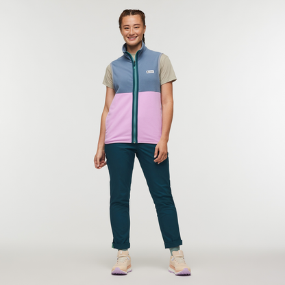 Amado Fleece Vest - Women's - Tempest/Orchid Bloom - US 2334