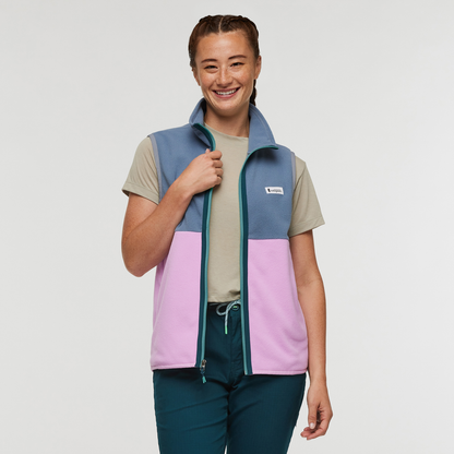 Amado Fleece Vest - Women's - Tempest/Orchid Bloom - US 2334