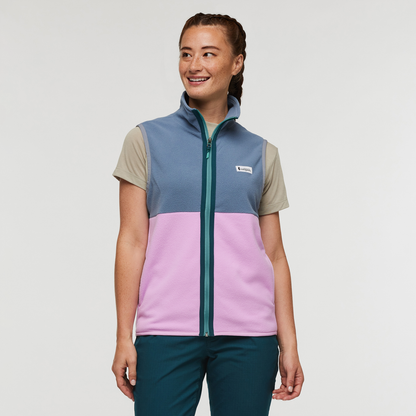Amado Fleece Vest - Women's - Tempest/Orchid Bloom - US 2334
