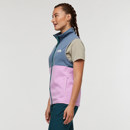 Amado Fleece Vest - Women's - Tempest/Orchid Bloom - US 2334