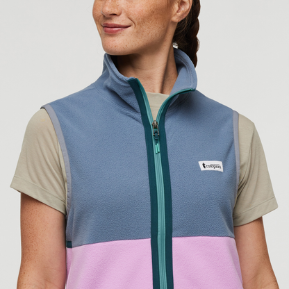 Amado Fleece Vest - Women's - Tempest/Orchid Bloom - US 2334
