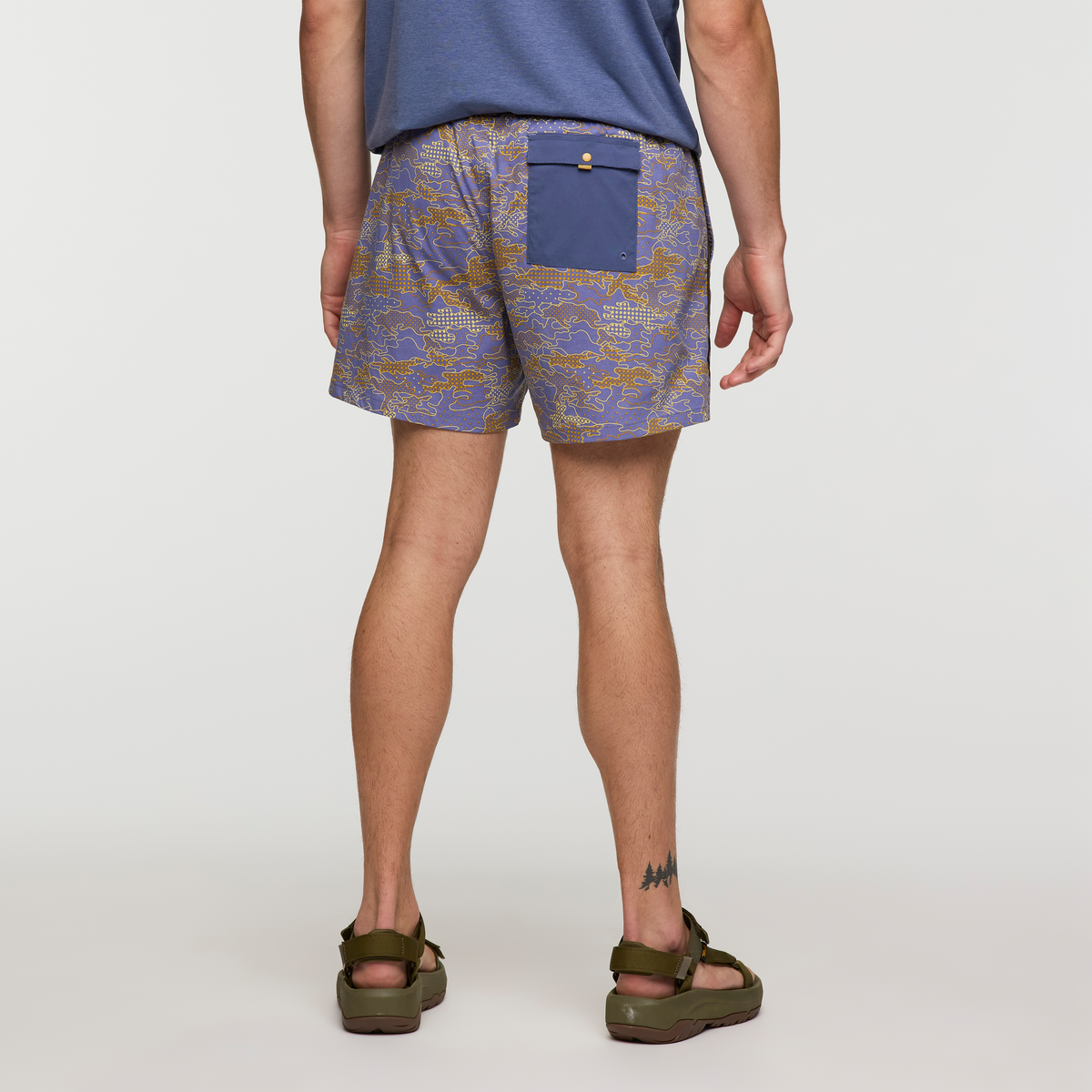 Brinco 5" Short - Print - Men's - Scenic Route Blue Smoke - US 6719