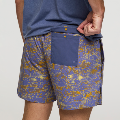 Brinco 5" Short - Print - Men's - Scenic Route Blue Smoke - US 6719