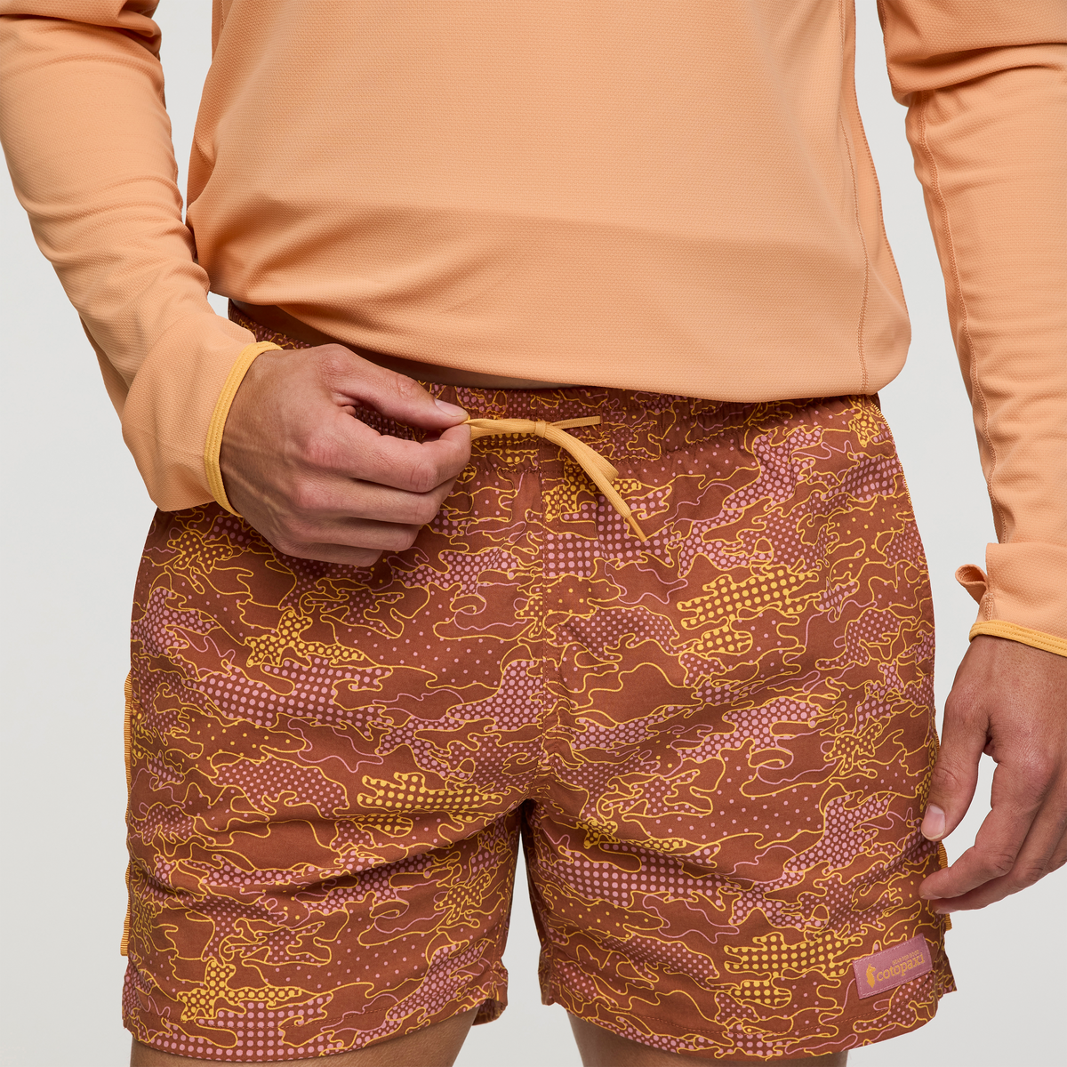Brinco 5" Short - Print - Men's - Scenic Route Faded Brick - US 6244
