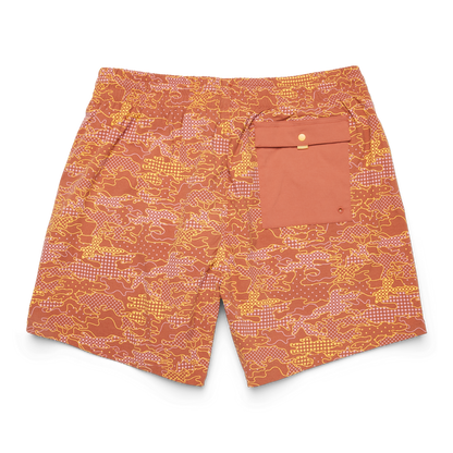 Brinco 5" Short - Print - Men's - Scenic Route Faded Brick - US 6244