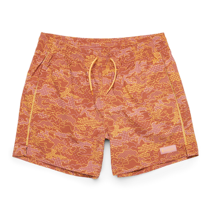 Brinco 5" Short - Print - Men's - Scenic Route Faded Brick - US 6244