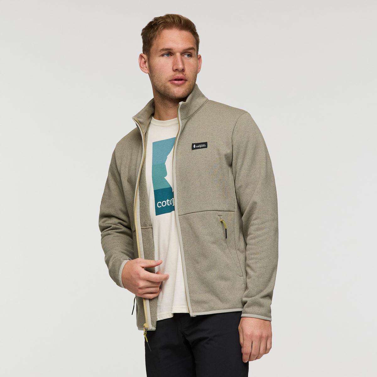 Envo Fleece Full-Zip Jacket - Men's - Heather Pebble - US 8288