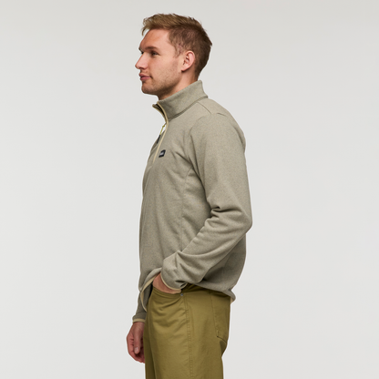 Envo Fleece Quarter-Zip Pullover - Men's - Heather Pebble - US 1684