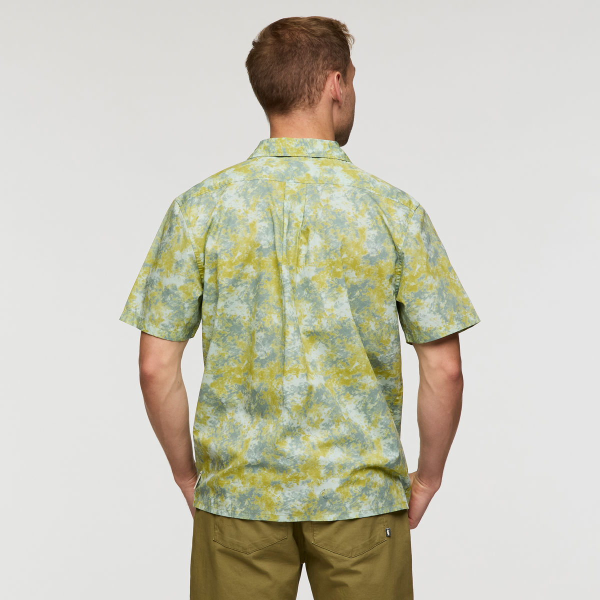 Estival Button Up Shirt - Print - Men's - Galactic Lemongrass - US 1385