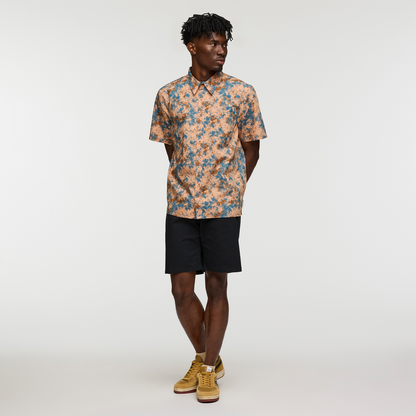 Estival Button Up Shirt - Print - Men's - Galactic Lemongrass - US 1385