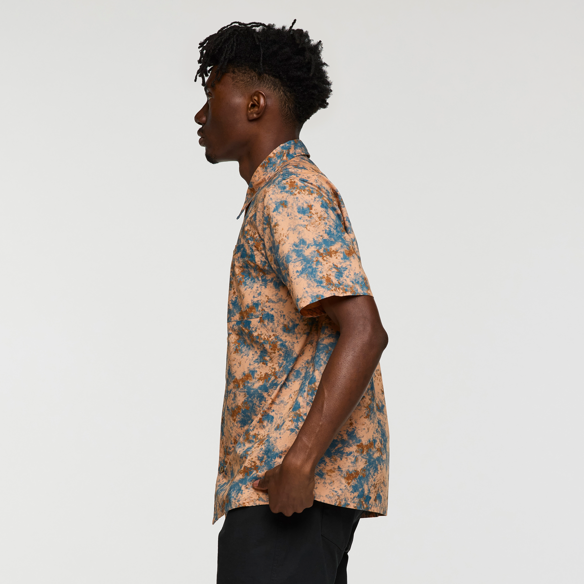 Estival Button Up Shirt - Print - Men's - Galactic Lemongrass - US 1385