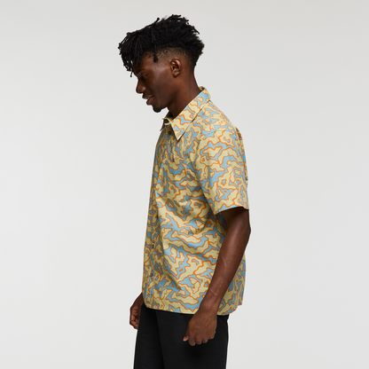 Estival Button Up Shirt - Print - Men's - Island Llama Grain - US 4767