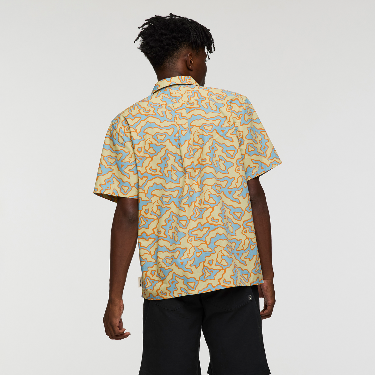 Estival Button Up Shirt - Print - Men's - Island Llama Grain - US 4767