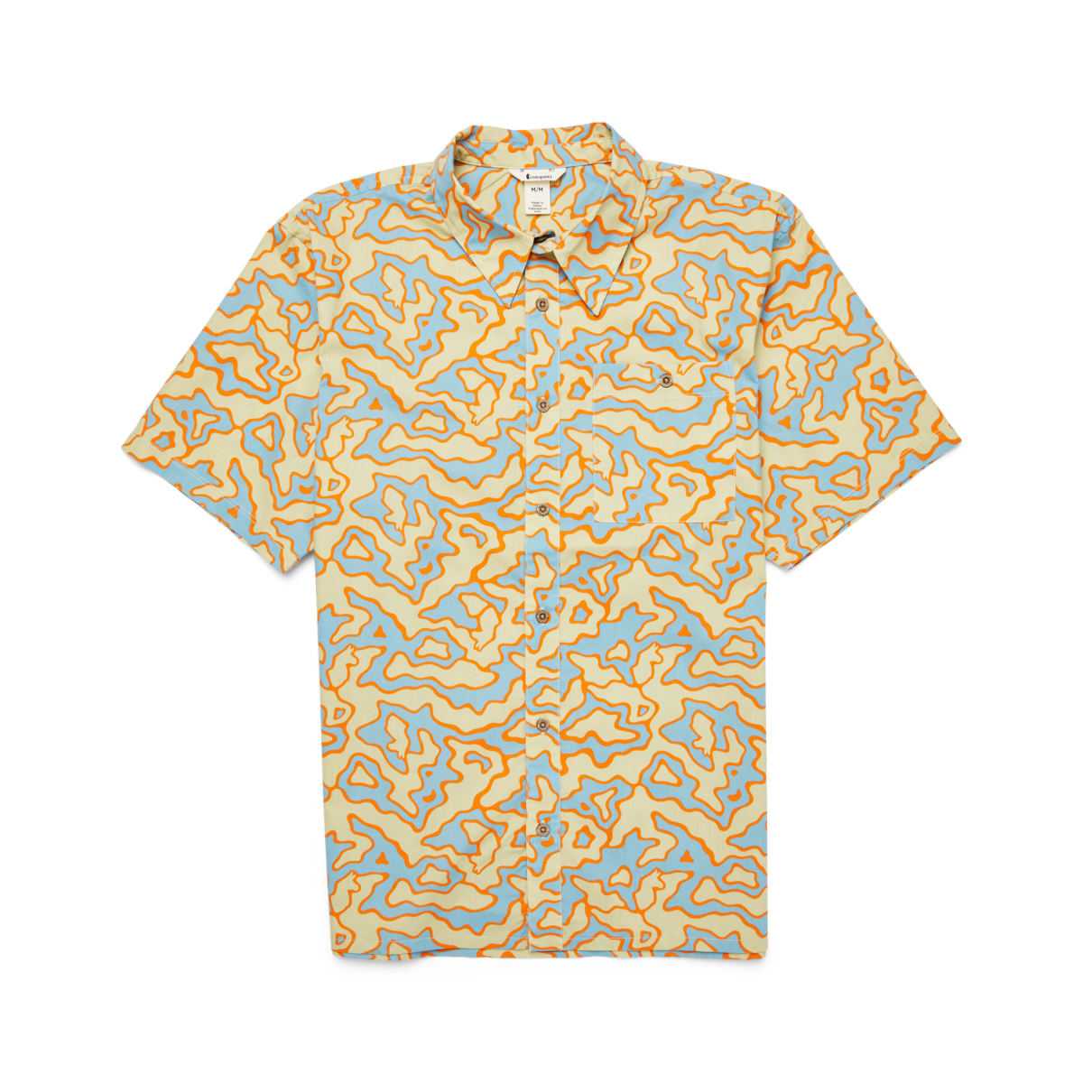 Estival Button Up Shirt - Print - Men's - Island Llama Grain - US 4767