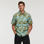 Estival Button Up Shirt - Print - Men's - Reflections Silver Leaf - US 5654