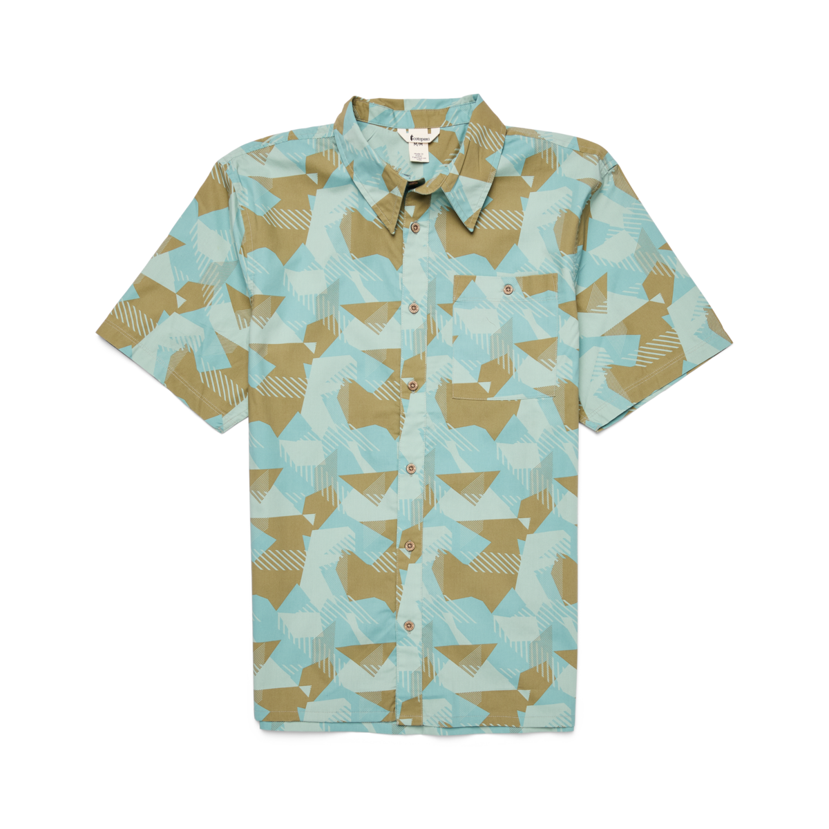 Estival Button Up Shirt - Print - Men's - Reflections Silver Leaf - US 5654