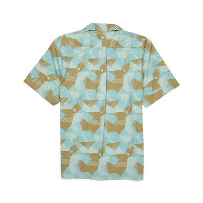 Estival Button Up Shirt - Print - Men's - Reflections Silver Leaf - US 5654