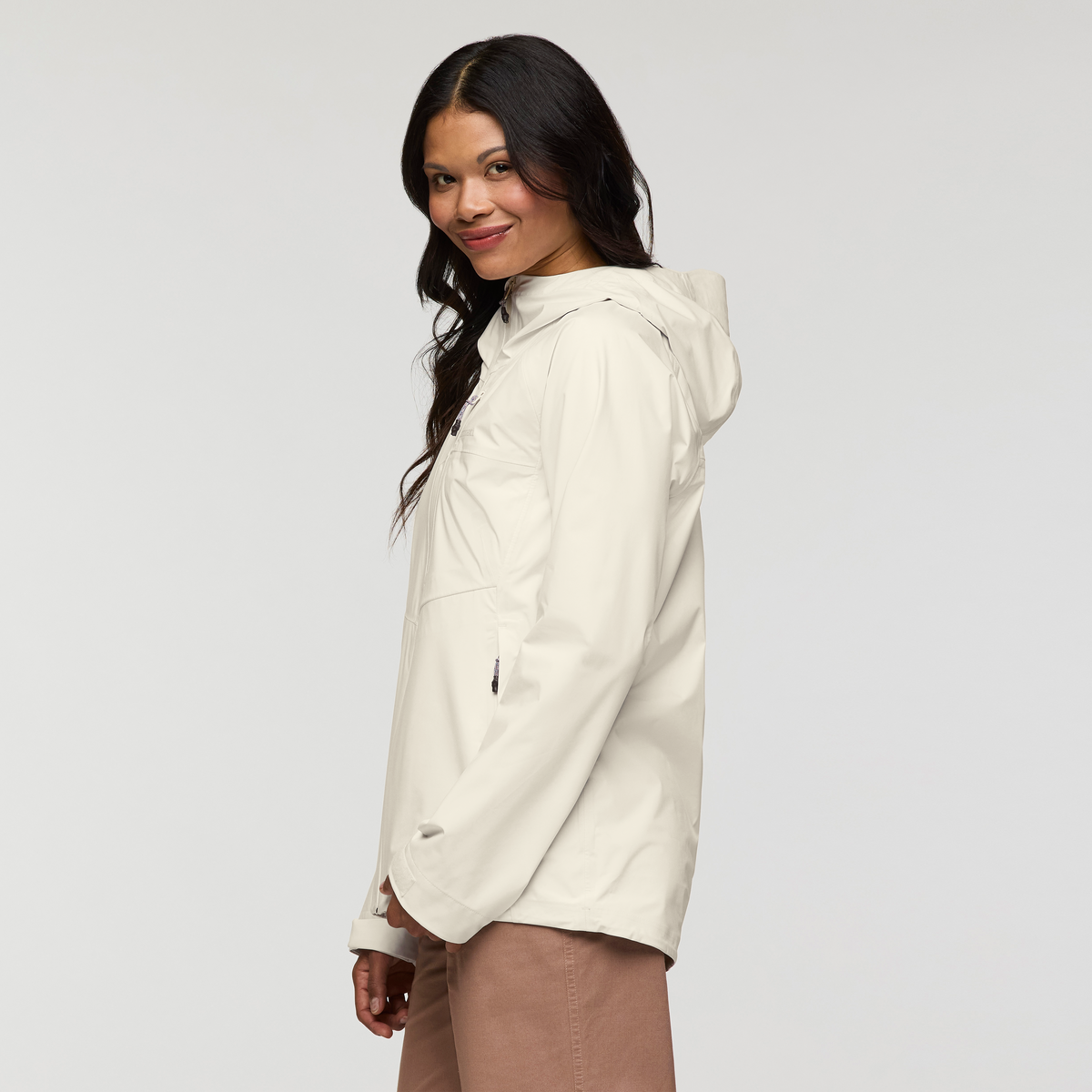 Impermeo 3L Hooded Shell Jacket - Women's - Cotopaxi Bone - US 3773