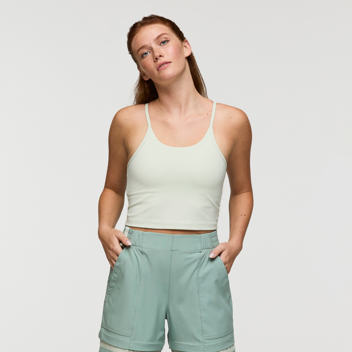 Muevo Scoop Tank - Women's - Blue Smoke - US 3454