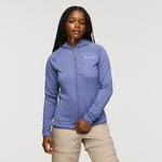 Otero Fleece Full-Zip Hooded Jacket - Women's - Blue Smoke - US 3074
