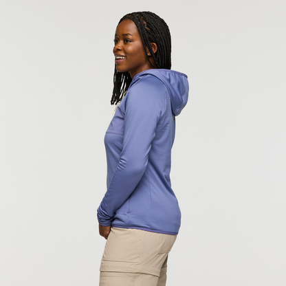 Otero Fleece Full-Zip Hooded Jacket - Women's - Blue Smoke - US 3074