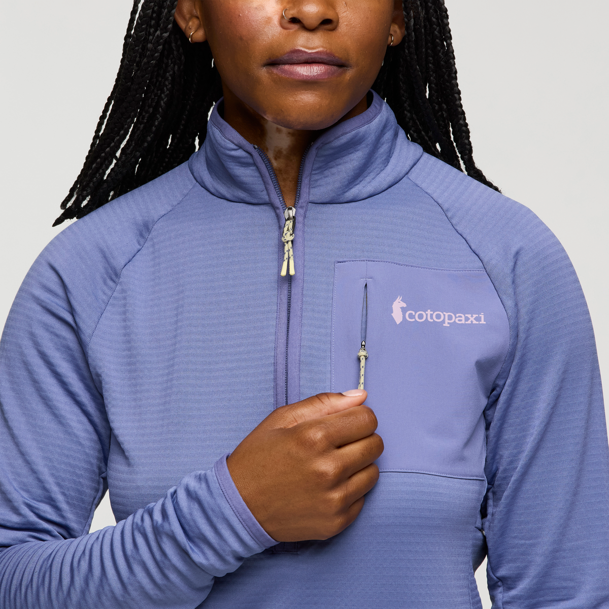 Otero Fleece Half-Zip Pullover - Women's - Blue Smoke - US 6970