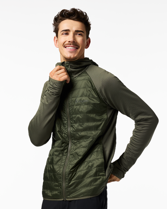 Capa Hybrid Insulated Hooded Jacket - Men's - Fatigue - US 3381