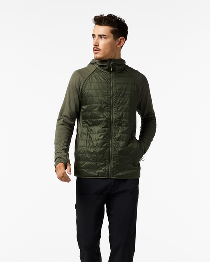 Capa Hybrid Insulated Hooded Jacket - Men's - Fatigue - US 3381